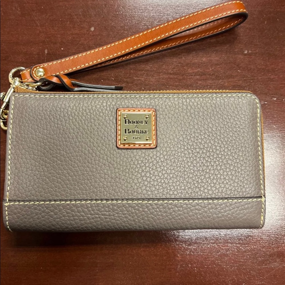 Dooney & Bourke fold over wallet wristlet